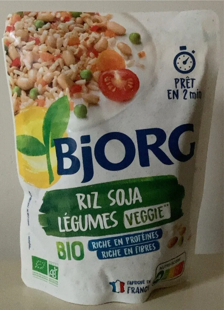 Riz soja légumes