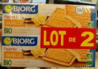 Goûters fourrés à la vanille bio