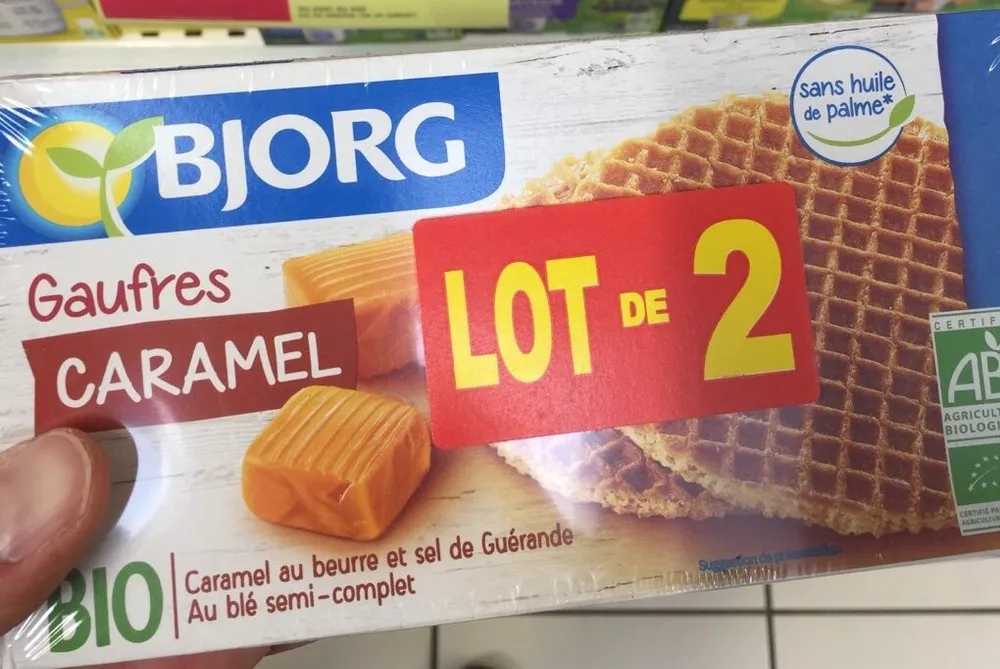 Gaufres au caramel