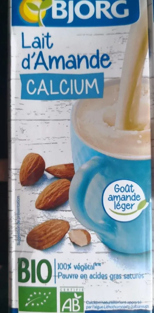 Lait d'amande