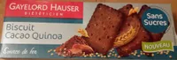 Biscuit Cacao Quinoa Sans Sucre