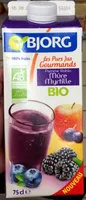 Les Purs Jus Gourmands Pomme Raisin Mure Myrtille bio