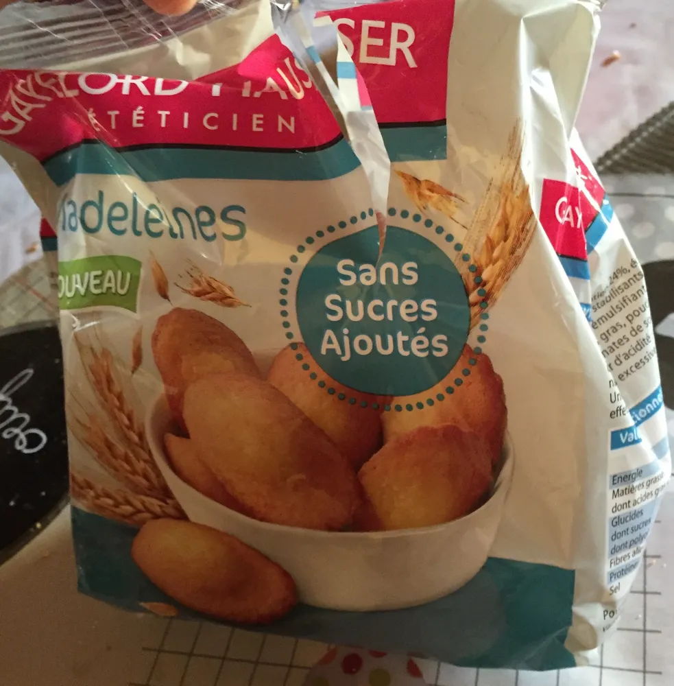 Madeleines Sans Sucres Ajoutés