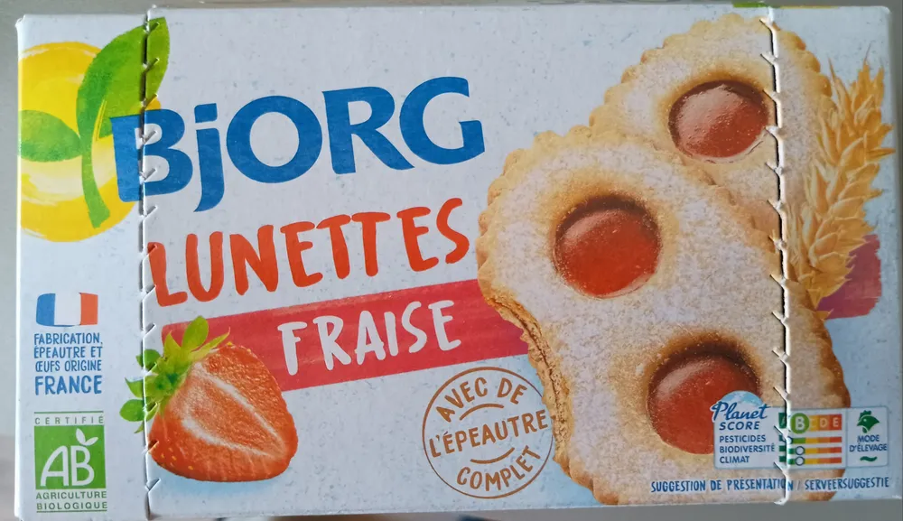 Lunettes fraise