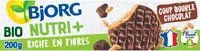 Biscuits nappés de chocolat noir