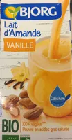 Lait amande vanille