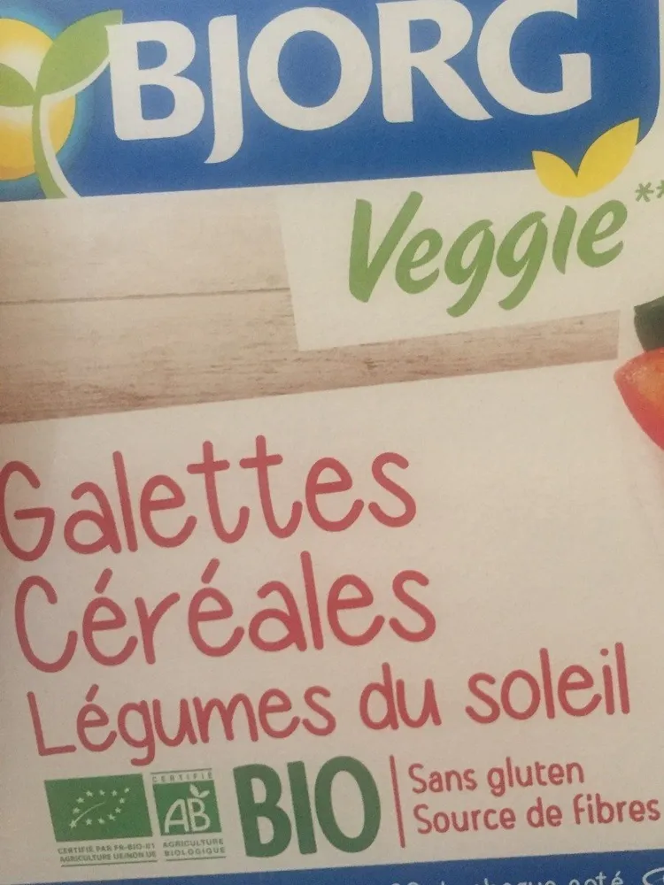 Galettes céréales légumes du soleil