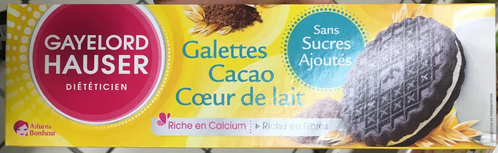 Galettes Cacao Cœur de lait