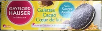 Galettes Cacao Cœur de lait