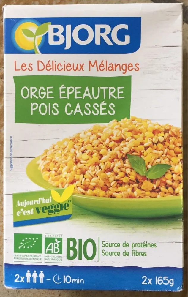 Céréales & Légumes secs - Orge, Épeautre, Pois cassés