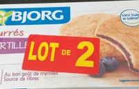 Biscuits fourrés myrtilles
