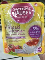Shirataki de Konjac recette tomate & basilic