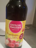 Jus framboise litchi
