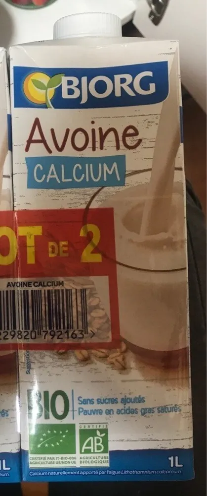 Avoine calcium