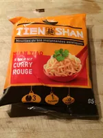Nouilles instantanées asiatiques Mian Tiao au curry rouge