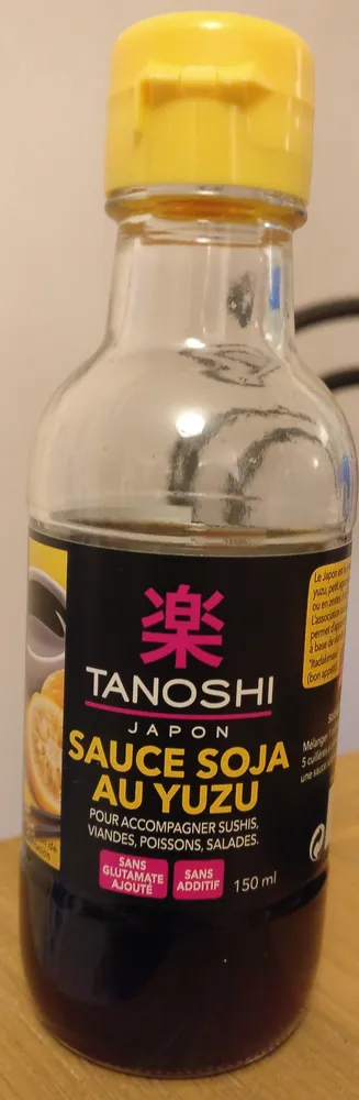 sauce soja au yuzu