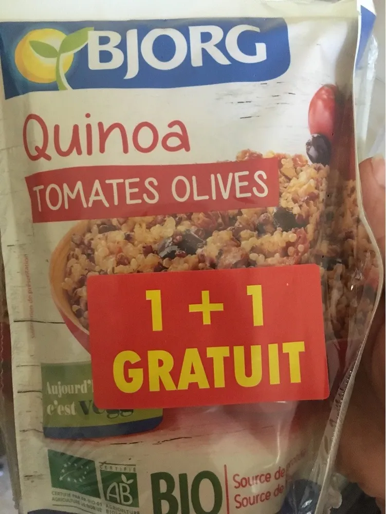 Quinoa tomates olives