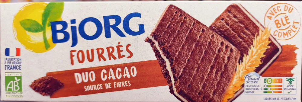 Fourrés duo cacao