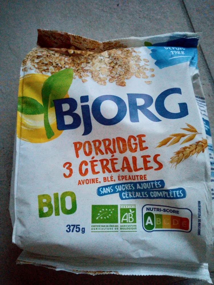 Porridge 3 Céréales