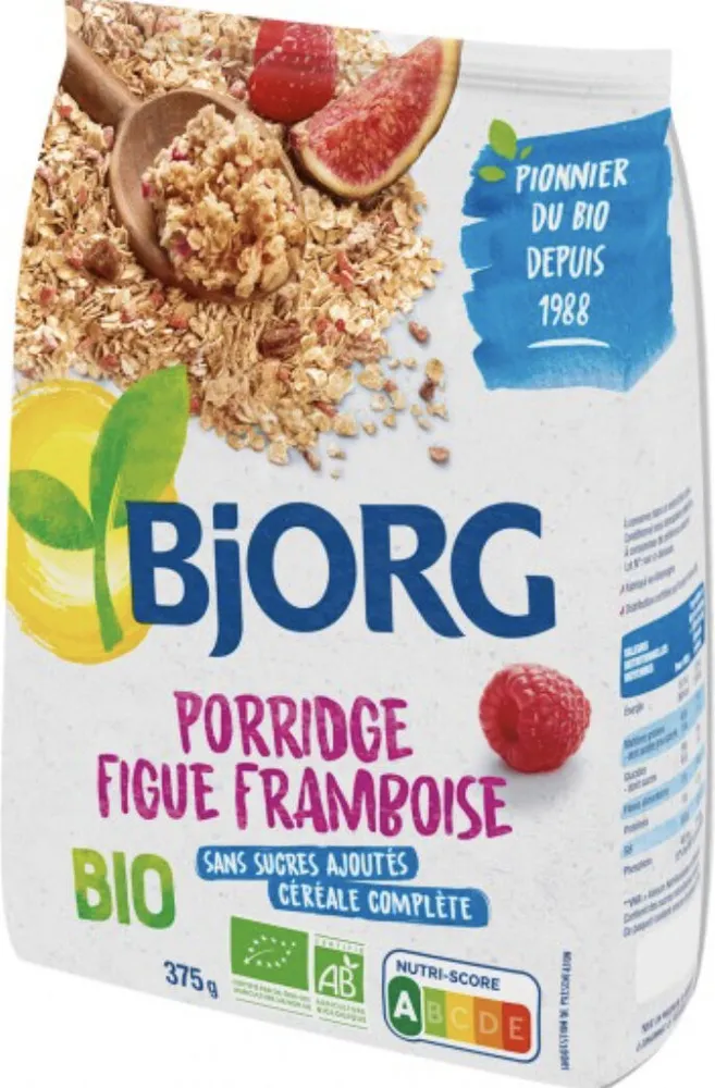 Porridge figue framboise