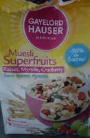 Muesli superfruits