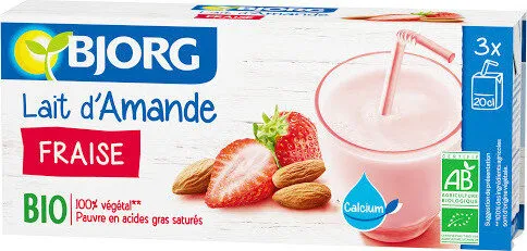 Lait D'amande Fraise