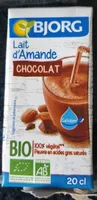 Lait d'amande chocolat