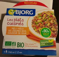 Méli-Mélo de Légumes Secs, Douceur de Soja