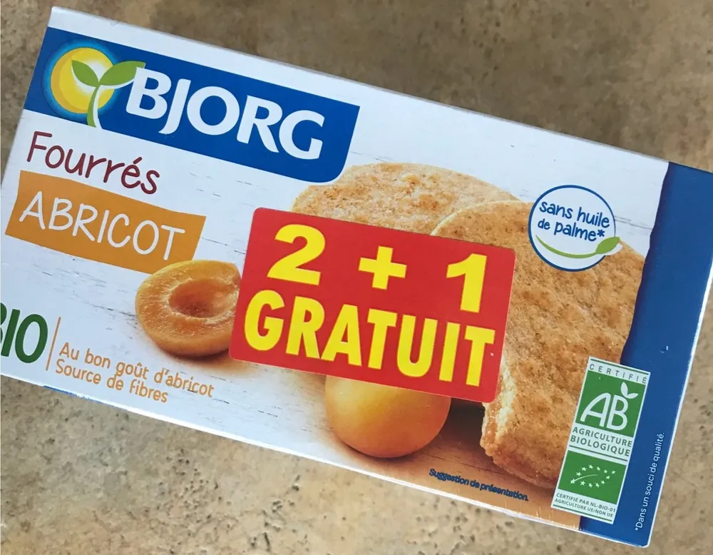 Fourré aux abricots