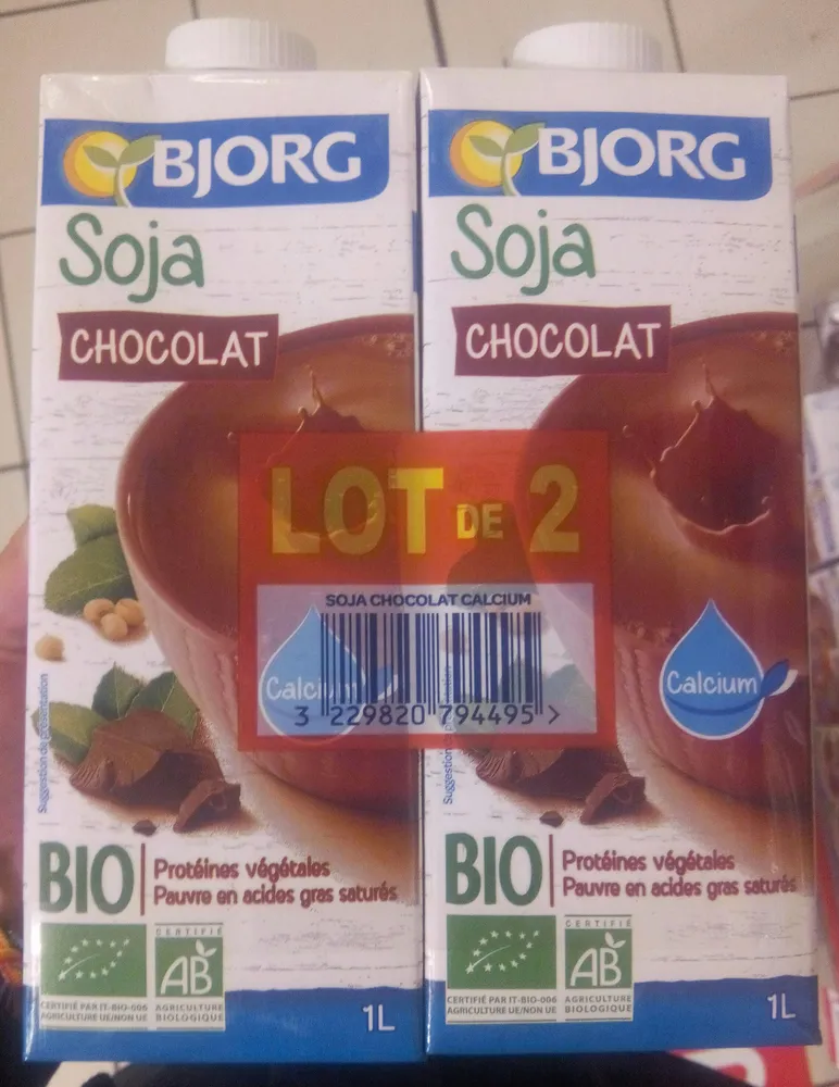 Soja chocolat calcium