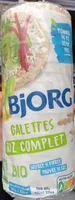 Galettes riz complet Bio