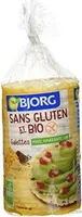 Galettes maïs, amarante, lin bio Sans gluten