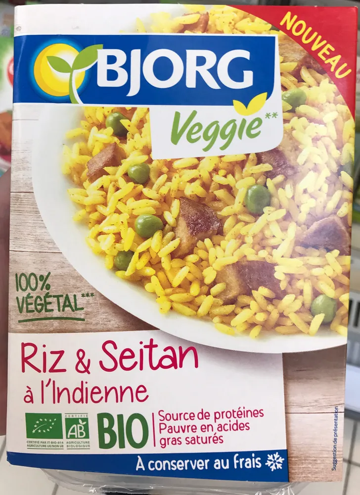Riz & Seitan à l'Indienne bio