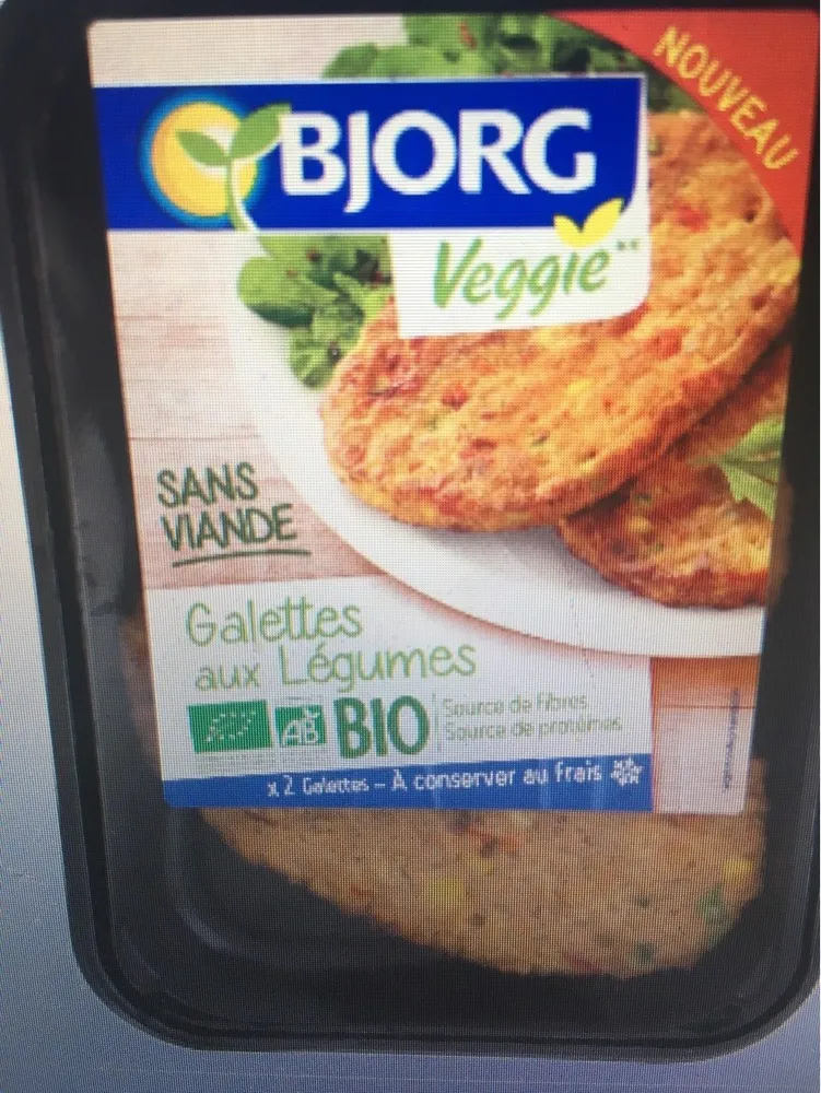 Galettes aux legumes