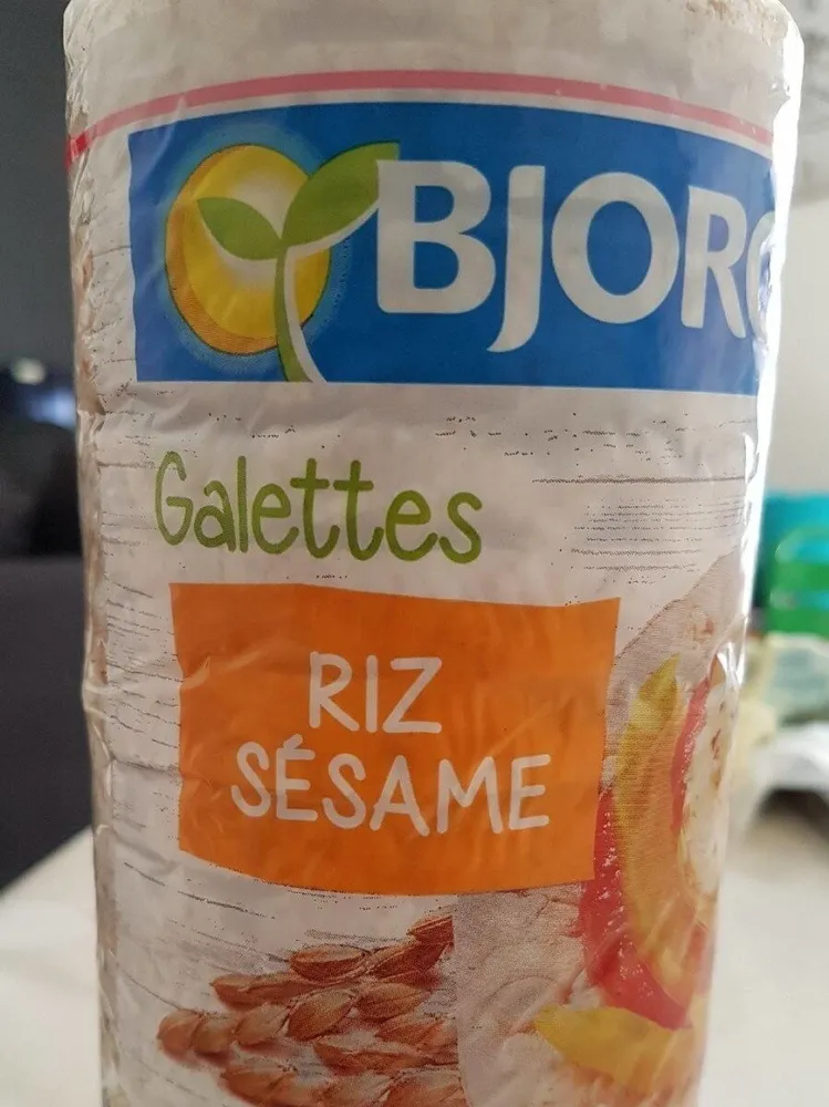 Galettes riz sésame