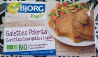 Galettes Polenta carottes courgettes lupin
