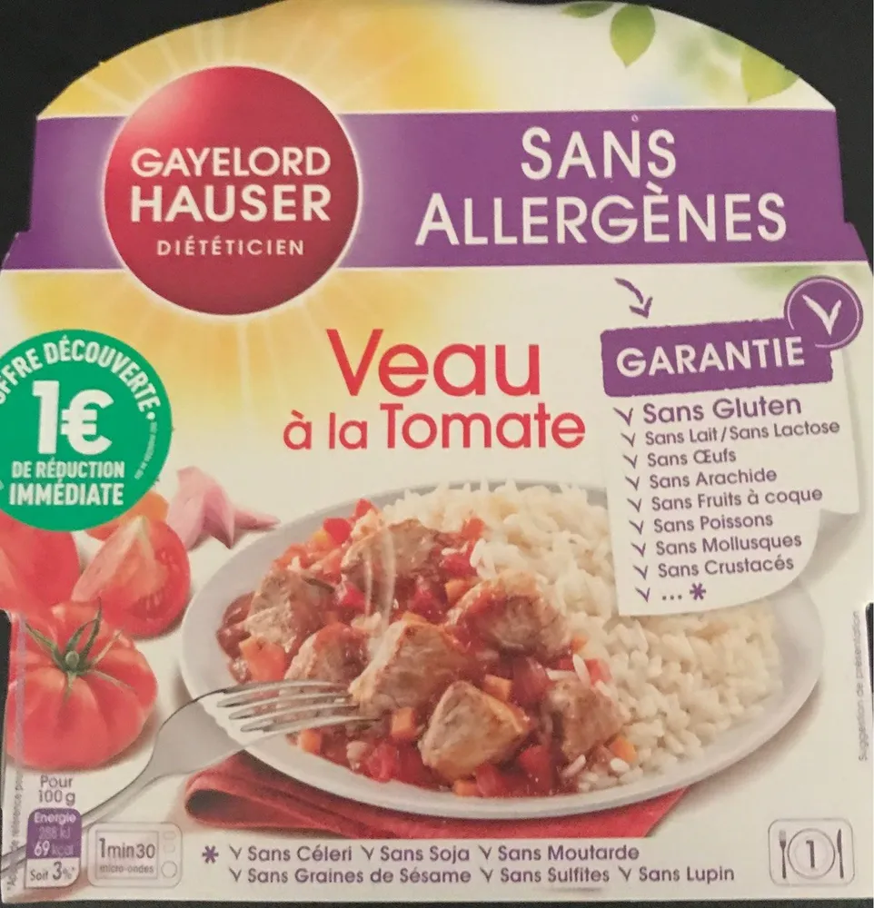 Veau à la tomate