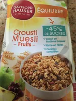 Crousti muesli fruits