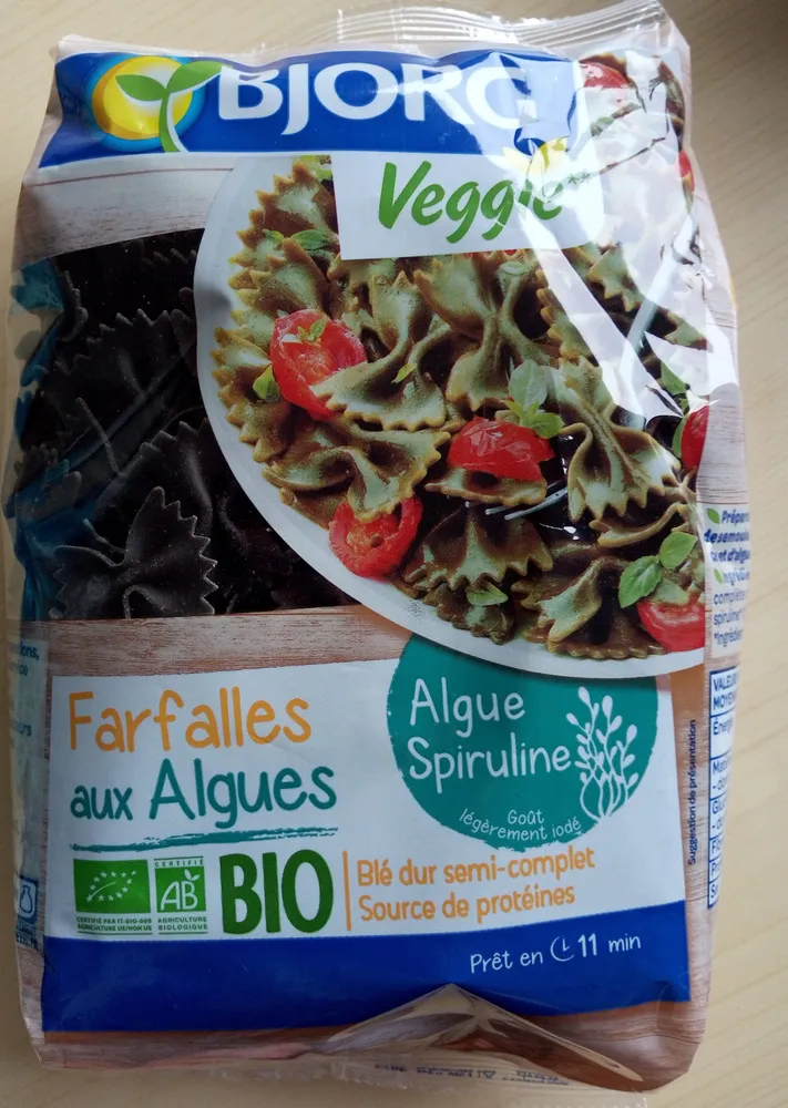 Farfalles aux Algues Spiruline