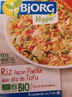 Riz façon Paëlla aux dés de tofu