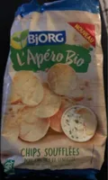 chips soufflées pois chiches et lentilles