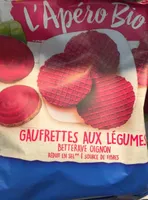 Gaufrettes aux légumes betterave oignon