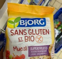 Muesli superfruits sans gluten