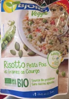 Risotto Petits pois et graines de courge