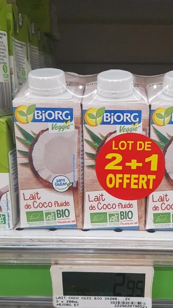Lait de coco fluide