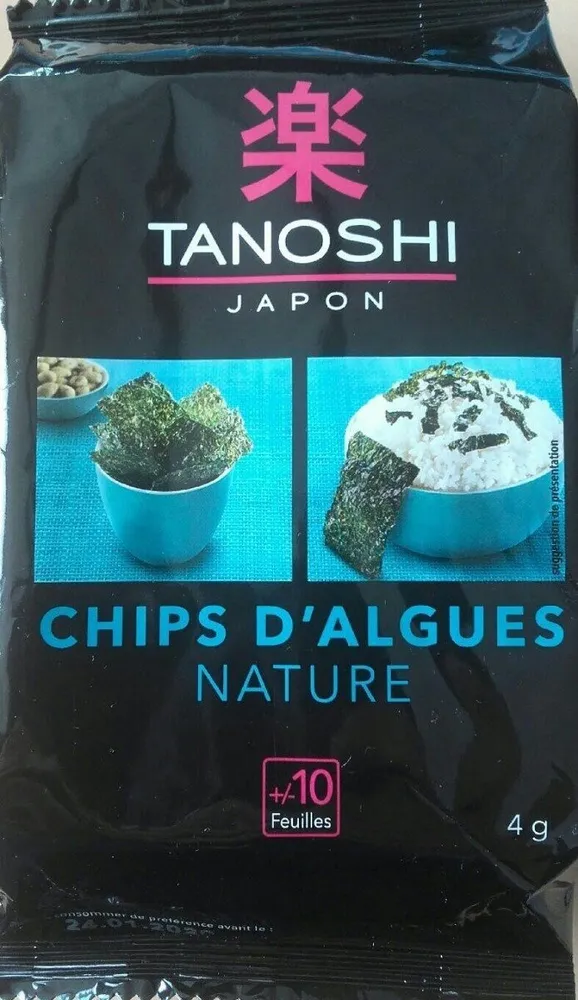 Chips d'algues nature