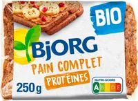Pain complet protéines