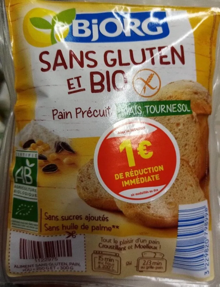 Pain précuit maïs tournesol