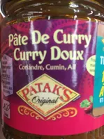 Pate de curry doux