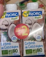 Creme de coco légère